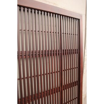 2分割ダイアガラス障子枠付格子戸　4枚1組　L699 