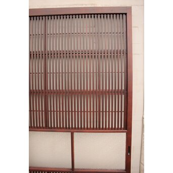 2分割ダイアガラス障子枠付格子戸　4枚1組　L699 