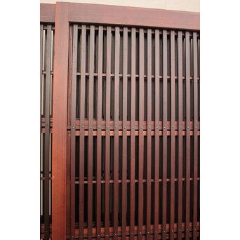 2分割ダイアガラス障子枠付格子戸　4枚1組　L699 