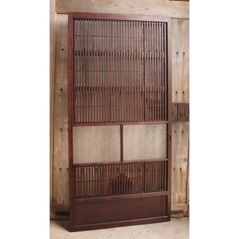 2分割ダイアガラス障子枠付格子戸　4枚1組　L699 