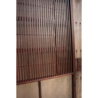 2分割ダイアガラス障子枠付格子戸　4枚1組　L699 