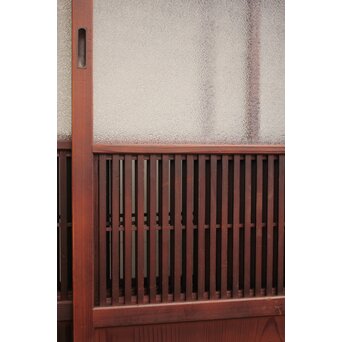 2分割ダイアガラス障子枠付格子戸　4枚1組　L699 