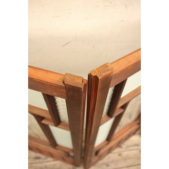 市松細工意匠ガラス戸　4枚1組　GD883 