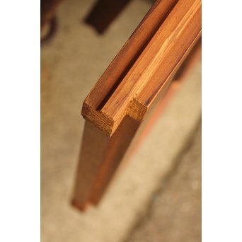 市松細工意匠ガラス戸　4枚1組　GD883 