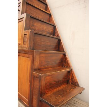 幅の狭い時代階段箪笥　I246Y 