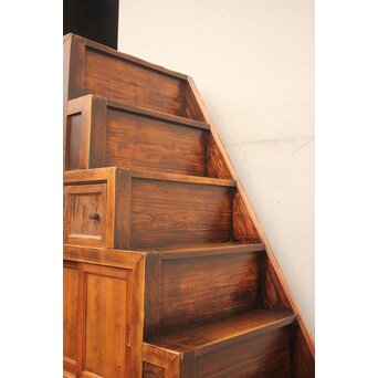 幅の狭い時代階段箪笥　I246Y 