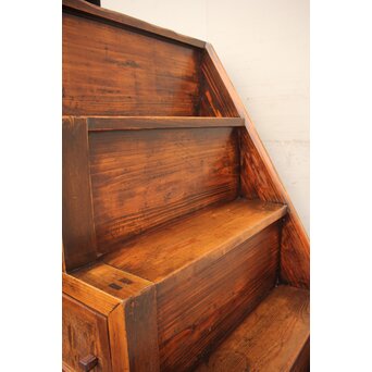 幅の狭い時代階段箪笥　I246Y 