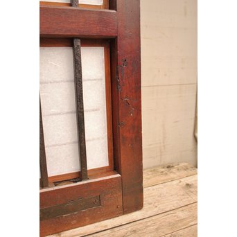 障子枠付鉄格子戸　W432 