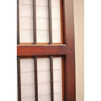 障子枠付鉄格子戸　W432 