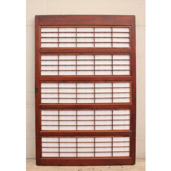 障子枠付鉄格子戸　W432 