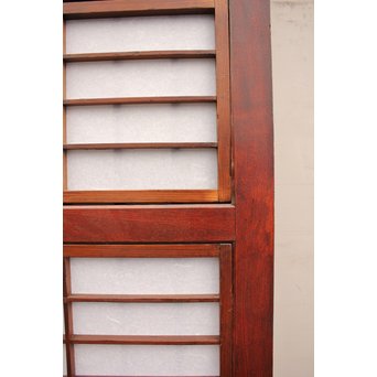 障子枠付鉄格子戸　W432 