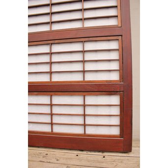 障子枠付鉄格子戸　W432 