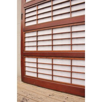 障子枠付鉄格子戸　W432 