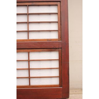 障子枠付鉄格子戸　W432 