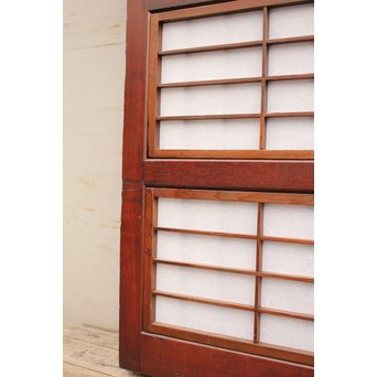 障子枠付鉄格子戸　W432 