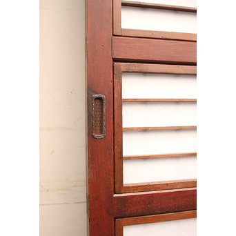 障子枠付鉄格子戸　W432 