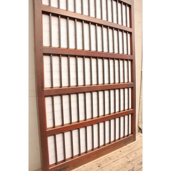 障子枠付鉄格子戸　W432 