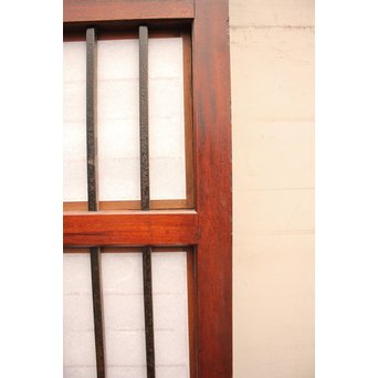 障子枠付鉄格子戸　W432 