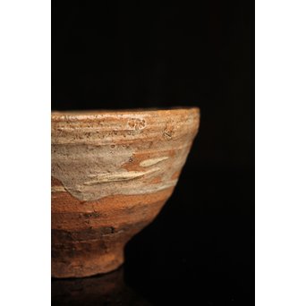 出雲焼刷毛目茶碗　K226 