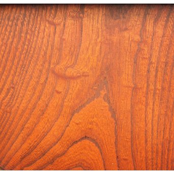 象嵌肉厚扇真鍮金具総欅上杢格子蔵戸　W436 