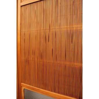 上質障子枠付万本格子戸　2枚1組　L733 