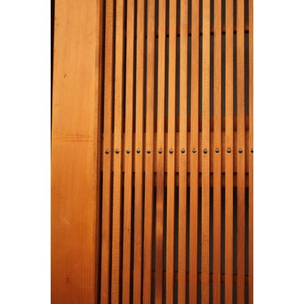 上質障子枠付万本格子戸　2枚1組　L733 格子間なんと２ｍｍ