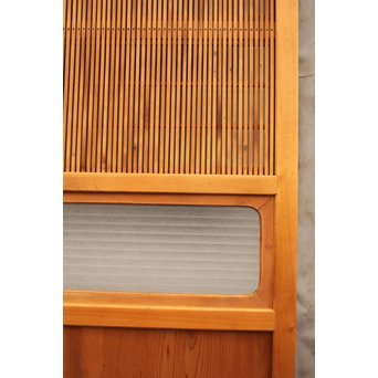 上質障子枠付万本格子戸　2枚1組　L733 