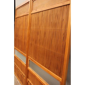 上質障子枠付万本格子戸　2枚1組　L733 