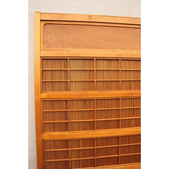 上質障子枠付万本格子戸　2枚1組　L733 