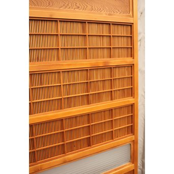 上質障子枠付万本格子戸　2枚1組　L733 