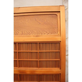 上質障子枠付万本格子戸　2枚1組　L733 