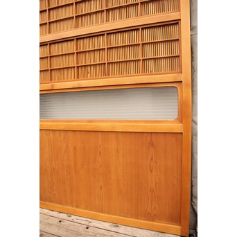 上質障子枠付万本格子戸　2枚1組　L733 