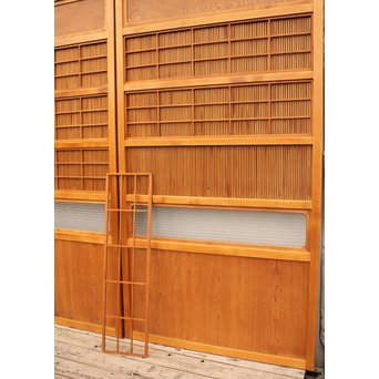 上質障子枠付万本格子戸　2枚1組　L733 