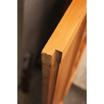 上質障子枠付万本格子戸　2枚1組　L733 