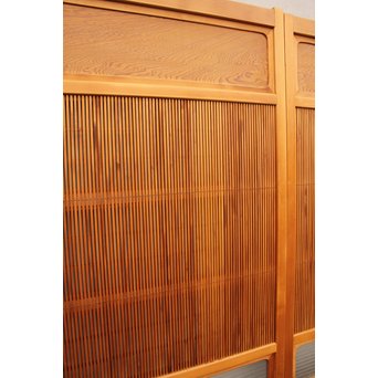 上質障子枠付万本格子戸　2枚1組　L733 