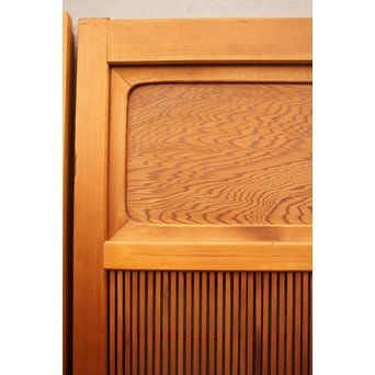 上質障子枠付万本格子戸　2枚1組　L733 