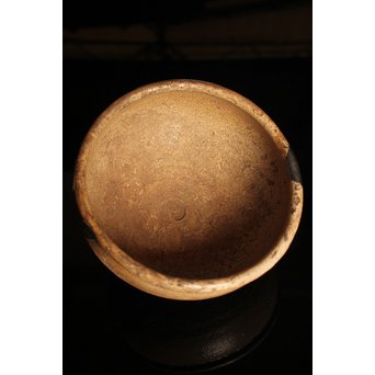 波千鳥蒔絵継古唐津片口/茶碗　K237 