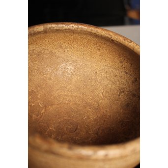 波千鳥蒔絵継古唐津片口/茶碗　K237 