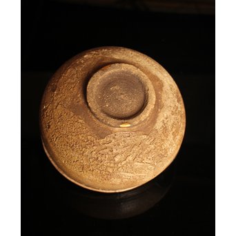 波千鳥蒔絵継古唐津片口/茶碗　K237 