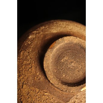 波千鳥蒔絵継古唐津片口/茶碗　K237 