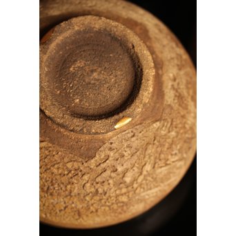 波千鳥蒔絵継古唐津片口/茶碗　K237 