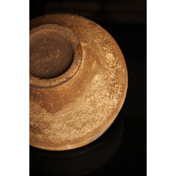 波千鳥蒔絵継古唐津片口/茶碗　K237 