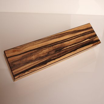 作家物　指物黒柿短冊箱　S2664 