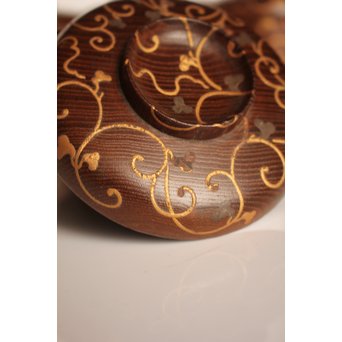 素生地唐草模様　御祝椀10客　S2670 