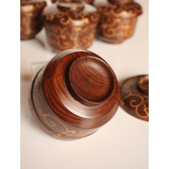 素生地唐草模様　御祝椀10客　S2670 