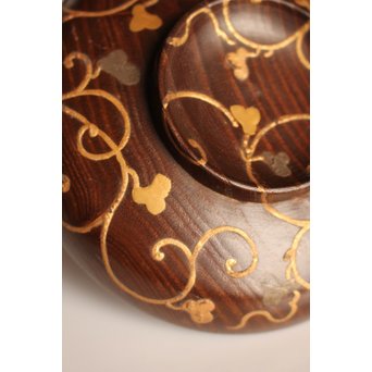 素生地唐草模様　御祝椀10客　S2670 