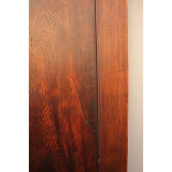 超特大欅一枚板　総欅門扉2枚1組　W445 