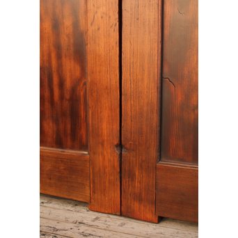 超特大欅一枚板　総欅門扉2枚1組　W445 