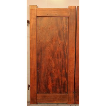 超特大欅一枚板　総欅門扉2枚1組　W445 