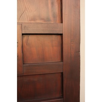 超特大欅一枚板　総欅門扉2枚1組　W445 